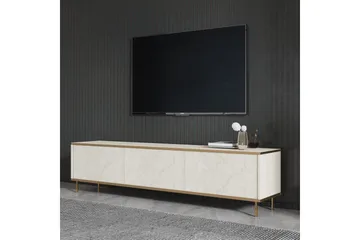 TV-bänk Imaj Travertin / Rany - Guld/Taupe - Products - Möbler - TV- & Mediamöbler - TV bänk & mediabänk