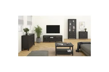 Vallvidera Tv-bänk 151,4 cm - Svart - Products - Möbler - TV- & Mediamöbler - TV bänk & mediabänk