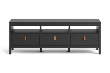 Vallvidera Tv-bänk 151 cm - Svart/Natur - Products - Möbler - TV- & Mediamöbler - TV bänk & mediabänk