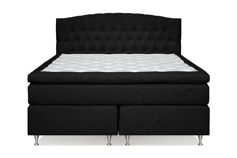 Belda Kontinentalsäng 180x200Medium, Svart