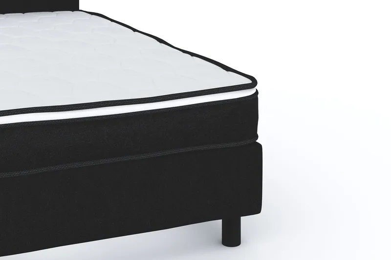 Billingen Komplett Sängpaket 120x200 cm - Svart - Products - Möbler - Säng - Kontinentalsäng