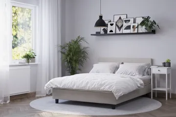 Billingen Komplett Sängpaket 140x200 cm - Beige - Products - Möbler - Säng - Enkelsäng