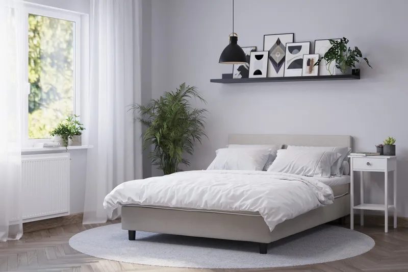 Billingen Komplett Sängpaket 140x200 cm - Beige - Products - Möbler - Säng - Enkelsäng