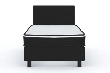 Med sänggavel - Svart