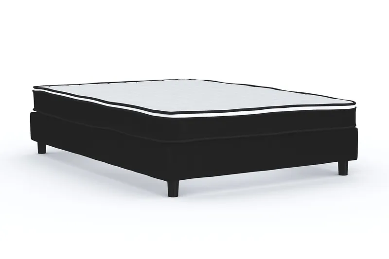 Billingen Kontinentalsäng 140x200 cm - Svart - Products - Möbler - Säng - Kontinentalsäng