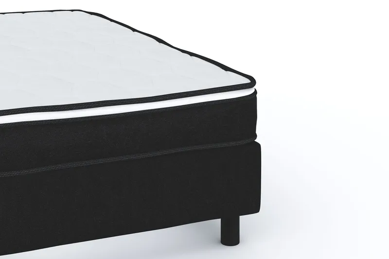 Billingen Kontinentalsäng 90x200 cm - Svart - Products - Möbler - Säng - Kontinentalsäng