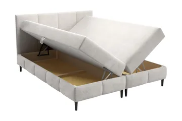 Celestine Förvaringssäng 140x200 cm - Vit - Products - Möbler - Säng - Komplett sängpaket