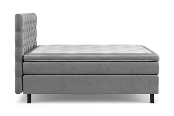 Celine Kontinentalsäng 120x200cm - Grå/Sammet - Products - Möbler - Säng - Enkelsäng