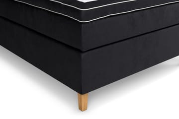 Celine Kontinentalsäng 140x200cm - Svart/Sammet - Products - Möbler - Säng - Kontinentalsäng