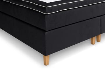 Celine Kontinentalsäng 210x210cm - Svart/Sammet - Products - Möbler - Säng - Kontinentalsäng