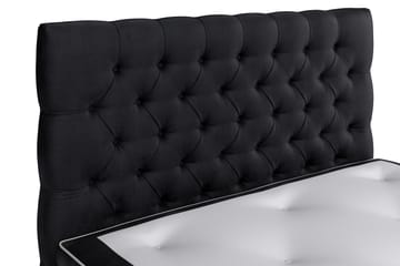 Celine Sängpaket 120x200 cm - Svart/Sammet - Products - Möbler - Säng - Kontinentalsäng