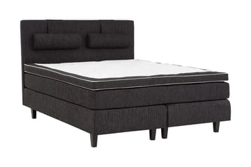 Charleston Kontinentalsäng 180x200 Fast Polyeterskum - Svart - Products - Möbler - Säng - Kontinentalsäng