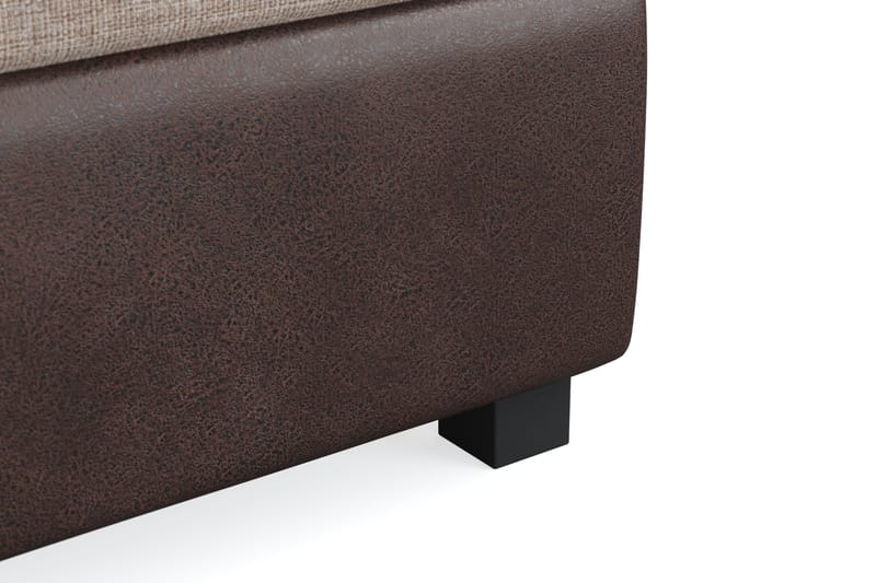 Cuba Sängpaket 210x210 med Två Bruna Kuddar - (+Fler val) Beige/Brun - Products - Möbler - Säng - Kontinentalsäng