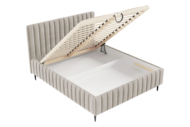 Desio Förvaringssäng 140x200 cm - Rosa - Products - Möbler - Säng - Säng med förvaring