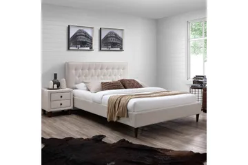 Emilia Sängram 180x200 cm - Ljusbeige - Products - Möbler - Säng - Sängram & sängstomme