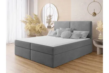 Garris Sängpaket Kontinentalsäng 160x200 cm - Grå - Products - Möbler - Säng - Komplett sängpaket