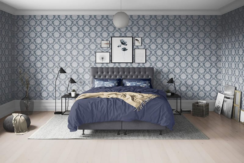 Joluma Sängpaket Fast 180x200 cm, (+Fler val) 180x200 cm Mörkgrå