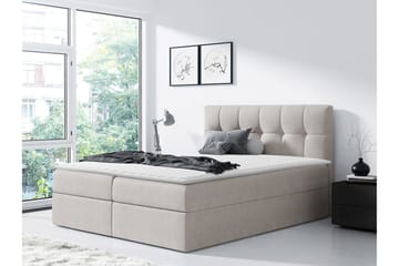 Kramvik Kontinentalsäng 120x200 - Beige - Products - Möbler - Säng - Säng med förvaring