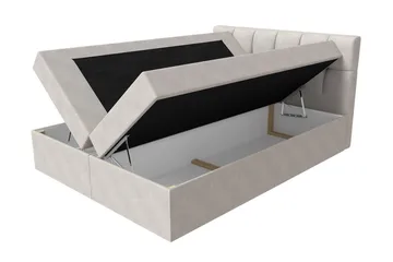 Kramvik Kontinentalsäng 120x200 - Svart - Products - Möbler - Säng - Säng med förvaring