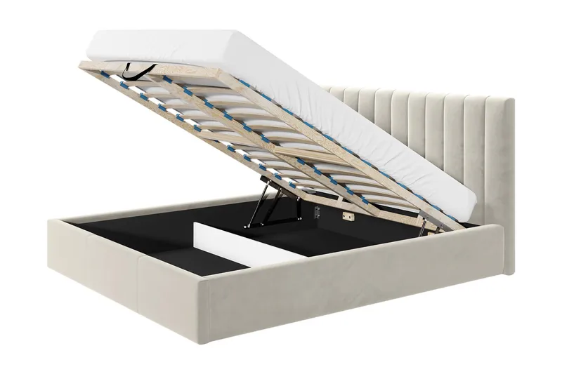 Laargard / Cosmo Sängram 120x200 cm - Beige - Products - Möbler - Säng - Säng med förvaring