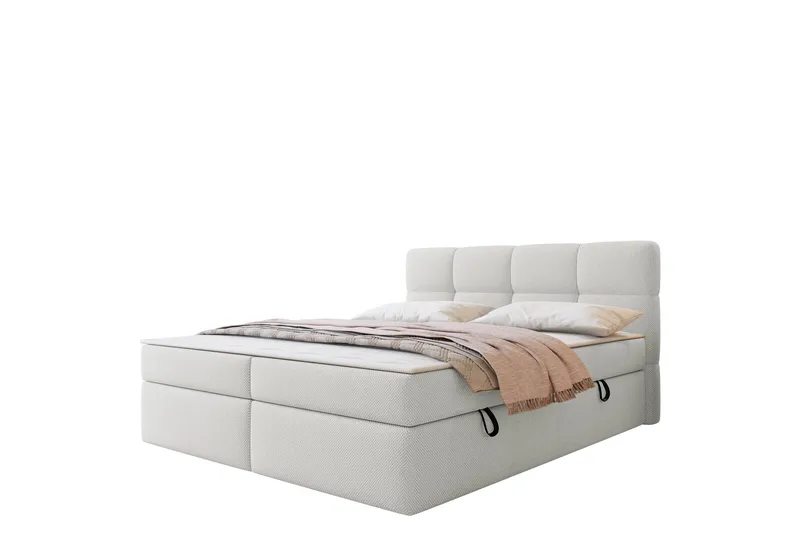 Leckersbo Sängpaket Kontinentalsäng 160x200 cm, Vit