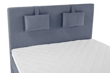 Lucky Komplett Sängpaket 140x200 Skum Slät Sänggavel  Nac - Nackkudde Liten Mörkblå - Products - Möbler - Säng - Kontinentalsäng