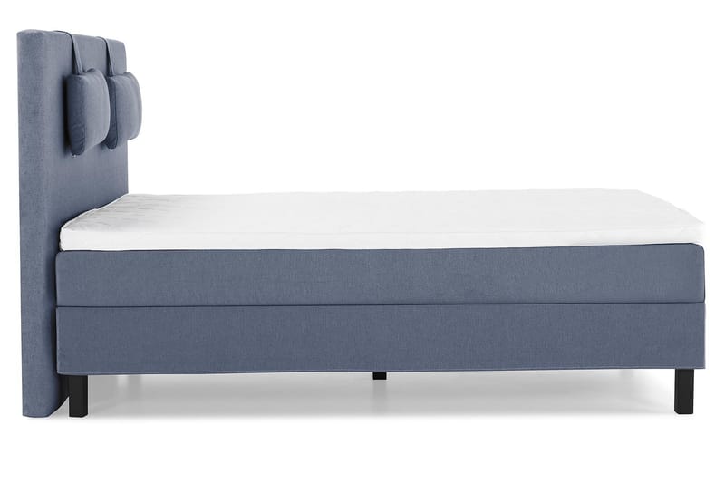 Lucky Komplett Sängpaket 140x200 Skum Slät Sänggavel  Nac - Nackkudde Liten Mörkblå - Products - Möbler - Säng - Kontinentalsäng