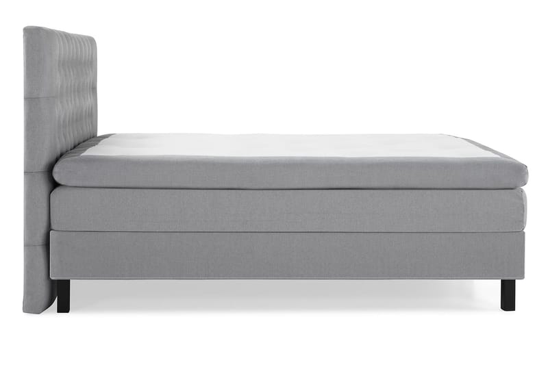 Lucky Komplett Sängpaket 180x200 Polyeter Diamant Sänggavel - Grå - Products - Möbler - Säng - Kontinentalsäng