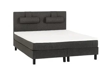Lucky Kontinentalsäng 150x200 Skum - Svart/Grå - Products - Möbler - Säng - Kontinentalsäng