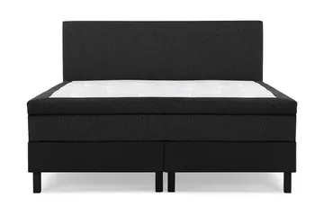 Utan sänggavel - Svart/Grå/PU