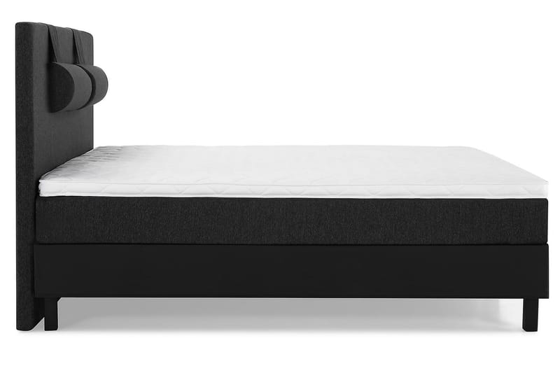 Lucky Kontinentalsäng 180x200Skum - Svart/Grå/PU - Products - Möbler - Säng - Kontinentalsäng