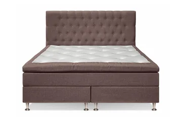 Utan sänggavel - Mörkbrun