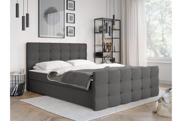 Milano Kontinentalsäng 180x210 cm  Mörkgrå - Mörkgrå - Products - Möbler - Säng - Säng med förvaring