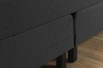 Princess Kontinentalsäng 160x200cm - Grå - Products - Möbler - Säng - Kontinentalsäng