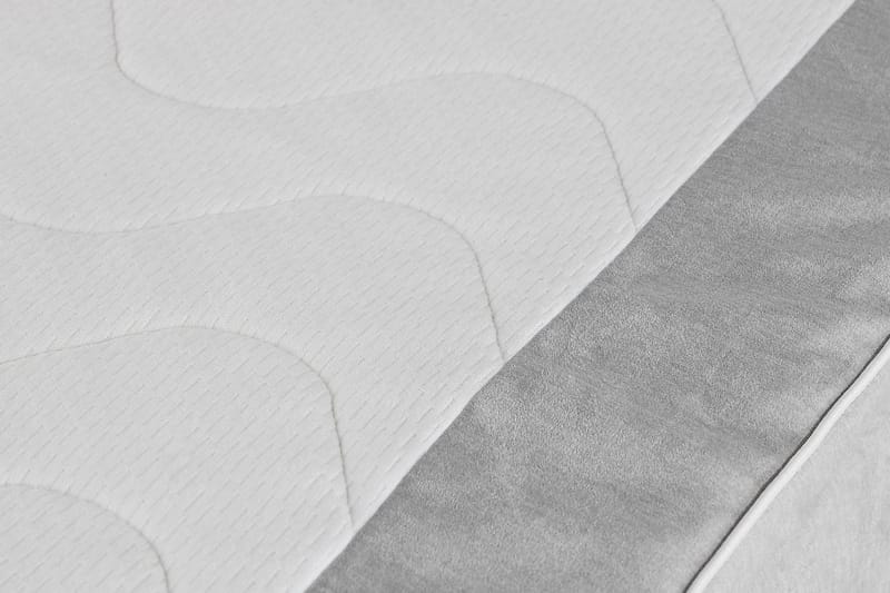 Princess Kontinentalsäng 160x200cm - Ljusgrå/Sammet - Products - Möbler - Säng - Kontinentalsäng