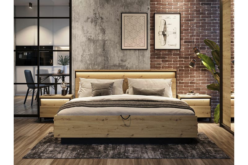 Rathmore Sängram 180x200 cm Black - Products - Möbler - Säng - Sängram & sängstomme