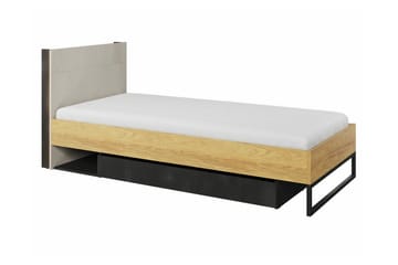 Rathmore Sängram 90x200 cm - Mörkgrå - Products - Möbler - Säng - Sängram & sängstomme