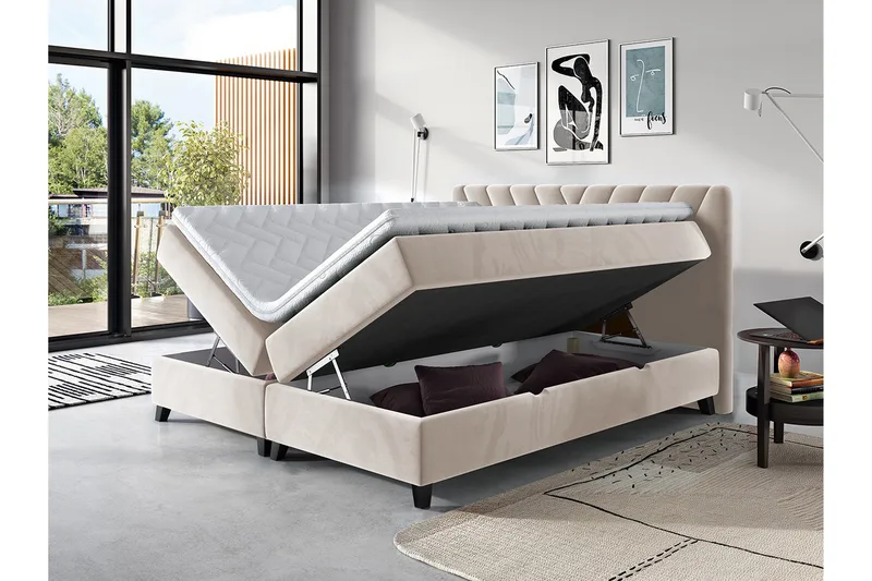 Romanza Kontinentalsäng 180x200 cm - Products - Möbler - Säng - Säng med förvaring