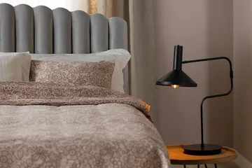 Davia Sänggavel 140 cm - Ljusgrå/Sammet - Products - Möbler - Säng - Sängtillbehör & sänggavel - Sänggavel