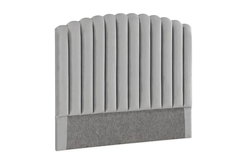 Davia Sänggavel 140 cm - Ljusgrå/Sammet - Products - Möbler - Säng - Sängtillbehör & sänggavel - Sänggavel
