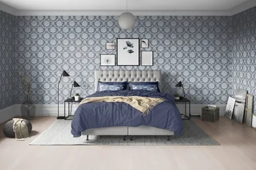 Joluma Sänggavel 180 Knappar - Ljusgrå - Products - Möbler - Säng - Sängtillbehör & sänggavel - Sänggavel