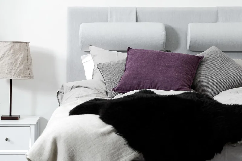 Meja Sänggavel 180x120 - Ljusgrå - Products - Möbler - Säng - Sängtillbehör & sänggavel - Sänggavel