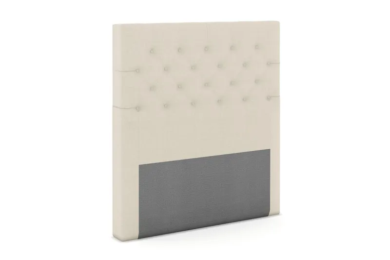 Select Djuphäftad Sänggavel 120 cm - Beige - Products - Möbler - Säng - Sängtillbehör & sänggavel - Sänggavel