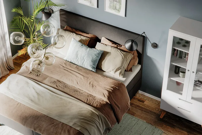 Sleepy Sänggavel 180 cm - Svart - Products - Möbler - Säng - Sängtillbehör & sänggavel - Sänggavel