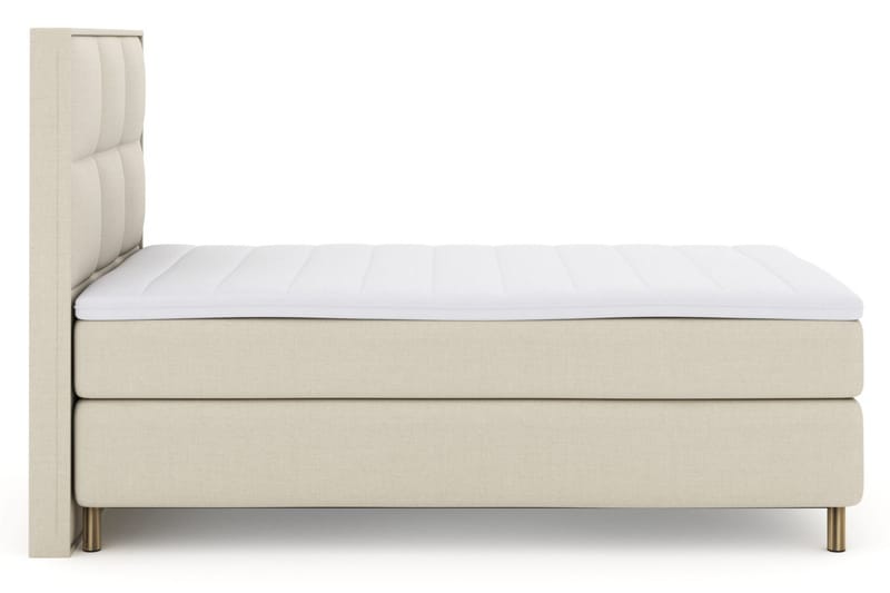Select No 3 Komplett Sängpaket 120x200 Medium - Beige/Koppar - Products - Möbler - Säng - Enkelsäng