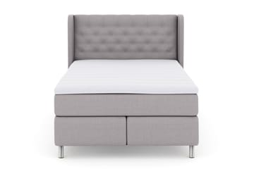 Select No 3 Komplett Sängpaket 140x200 Fast/Medium - Ljusgrå/Metall - Products - Möbler - Säng - Kontinentalsäng