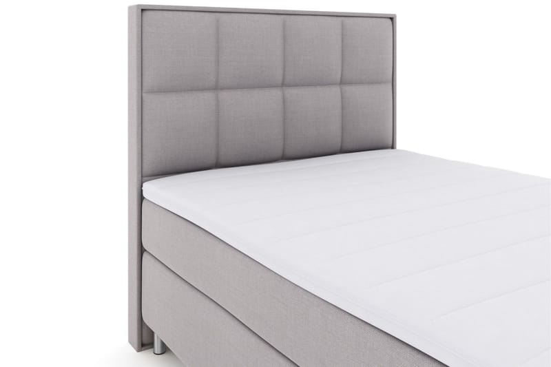 Select No 3 Komplett Sängpaket 140x200 Medium - Ljusgrå/Metall - Products - Möbler - Säng - Kontinentalsäng