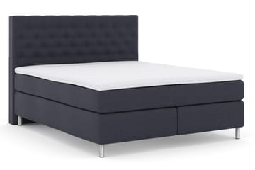 Select No 3 Komplett Sängpaket 180x200 Fast - Blå/Metall - Products - Möbler - Säng - Kontinentalsäng