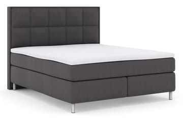 Select No 3 Komplett Sängpaket 180x200 Fast - Mörkgrå/Metall - Products - Möbler - Säng - Kontinentalsäng