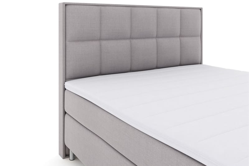 Select No 3 Komplett Sängpaket 210x210 Fast - Ljusgrå/Metall - Products - Möbler - Säng - Kontinentalsäng